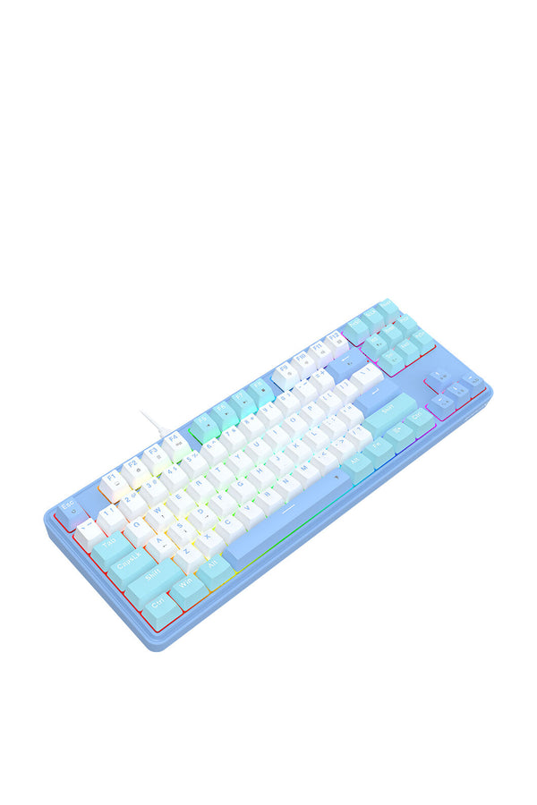 ELECTRONIC REBELLION - K707WBB-RGB S.Blade TKL KB - white-blue