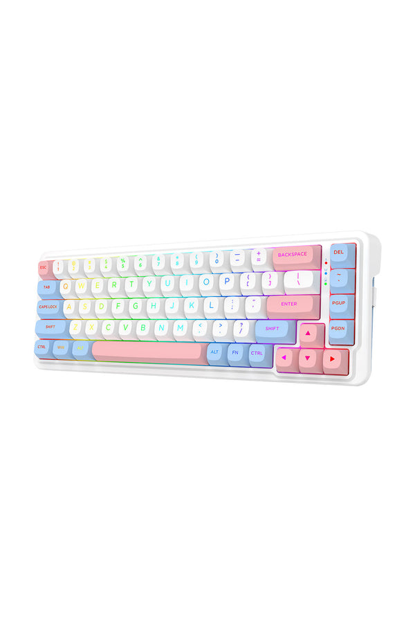 ELECTRONIC REBELLION - K709WBP-RGB-PRO Nova Pro KB - white-blue-pink