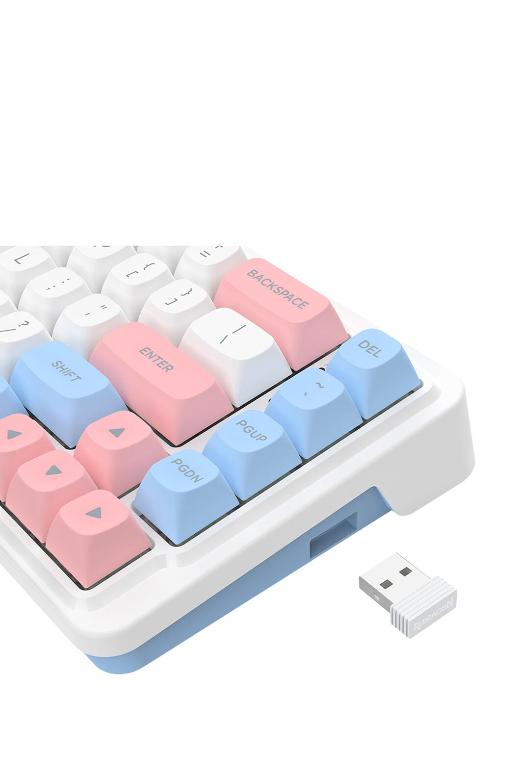 ELECTRONIC REBELLION - K709WBP-RGB-PRO Nova Pro KB - white-blue-pink