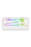 REDRAGON - Redragon K512W Shiva RGB Backlit Full Size Wired Membrane Gamin Keyboard (White) - white