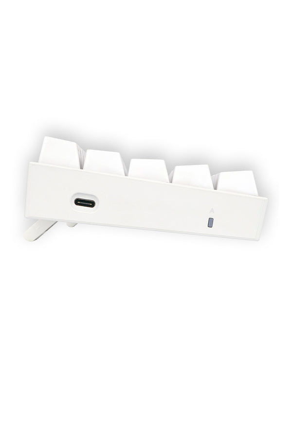 REDRAGON - Redragon K630 Dragonborn White 60% Wired RGB Mechanical Gaming Keyboard - white