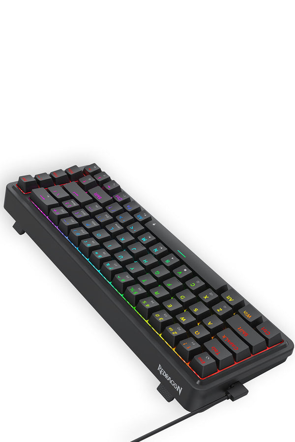 REDRAGON - K709-RGB Nova 68K KB-Black - black