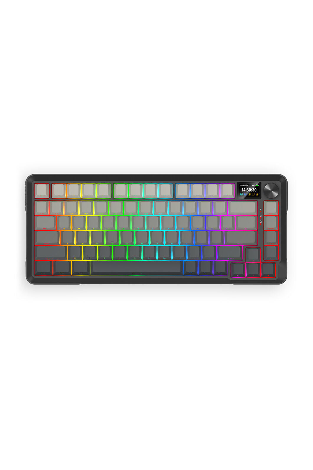 REDRAGON - Redragon K724-PRO BEHEMOTH Black 75% Gasket Tri-Mode Mechanical Gaming Keyboard - black
