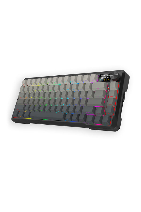 REDRAGON - Redragon K724-PRO BEHEMOTH Black 75% Gasket Tri-Mode Mechanical Gaming Keyboard - black