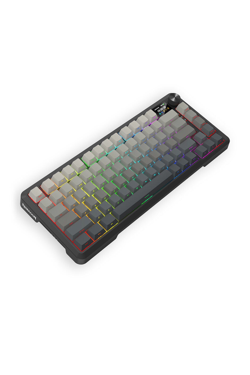 REDRAGON - Redragon K724-PRO BEHEMOTH Black 75% Gasket Tri-Mode Mechanical Gaming Keyboard - black