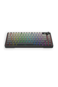 REDRAGON - Redragon K724-PRO BEHEMOTH Black 75% Gasket Tri-Mode Mechanical Gaming Keyboard - black