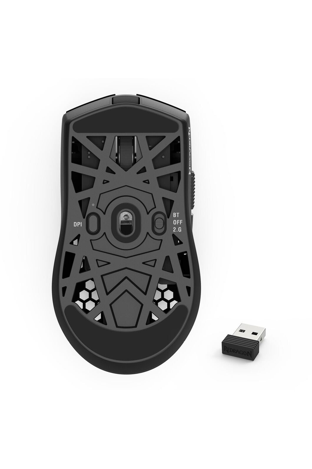 REDRAGON - Redragon M725-LITE Astrolabe Lite Black Ultra-Light Tri-Mode 8000 DPI Gaming Mouse - black