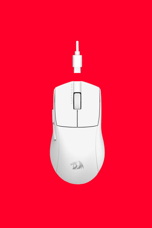 REDRAGON - M724W Throne 30G Acc Mouse - white