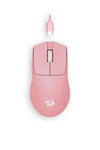 REDRAGON - Redragon M724P Throne Pink Ultra-Light 42g Wired 12400 DPI Gaming Mouse - pink