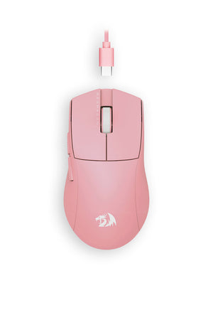 REDRAGON - Redragon M724P Throne Pink Ultra-Light 42g Wired 12400 DPI Gaming Mouse - pink