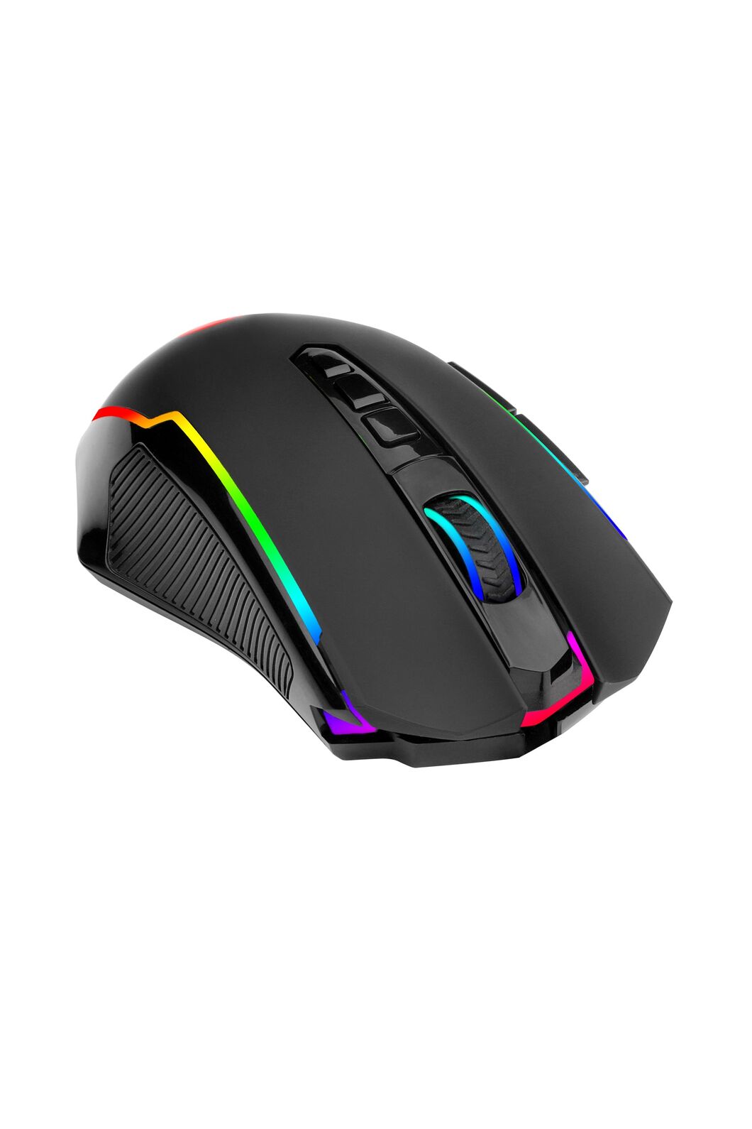 REDRAGON - Redragon M914-RGB NIX Black Full-Size Tri-Mode RGB Gaming Mouse - black
