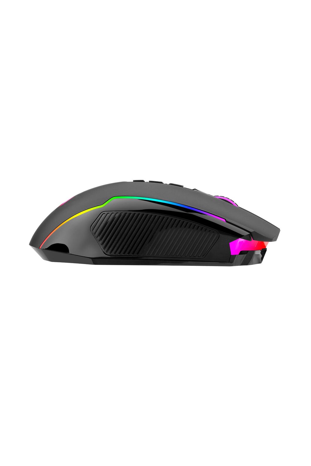 REDRAGON - Redragon M914-RGB NIX Black Full-Size Tri-Mode RGB Gaming Mouse - black