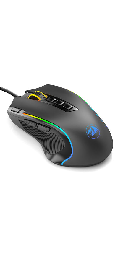 REDRAGON - M612RGB Predator Ent lvl Mouse - black