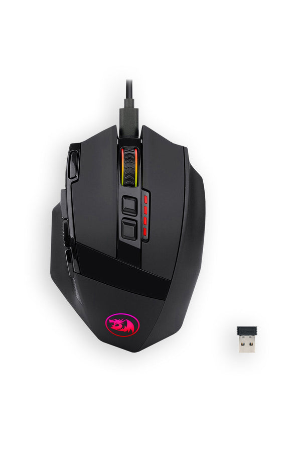 REDRAGON - Redragon M801P RGB Sniper Pro Black Wireless Gaming Mouse - black