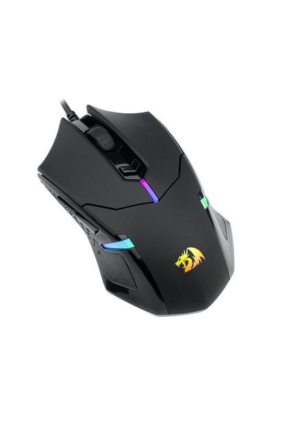 REDRAGON - M601-RGB Centrophor Mouse - black