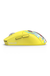 REDRAGON - Redragon M918AKB K1ng Max Yellow Cartoon Ultra-Light Tri-Mode Gaming Mouse - yellow