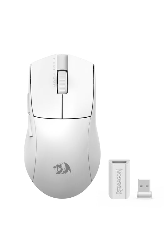REDRAGON - M916W-STD K1ng Standard Mouse - white