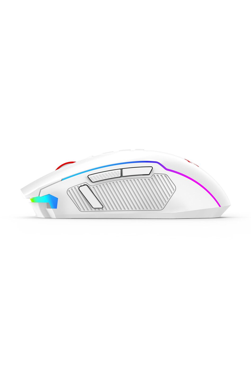 REDRAGON - Redragon M914W-RGB NIX White Full-Size Tri-Mode RGB Gaming Mouse - white