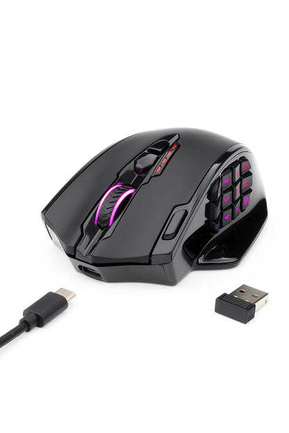 REDRAGON - M913 Impact Elite MMO Mouse - black
