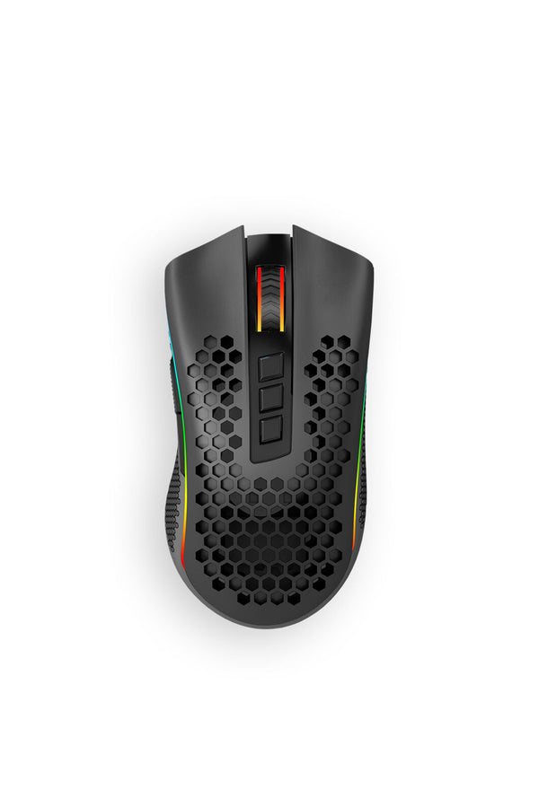 REDRAGON - Redragon M808-KS Storm Pro Black Dual-Mode Wireless RGB Gaming Mouse - black