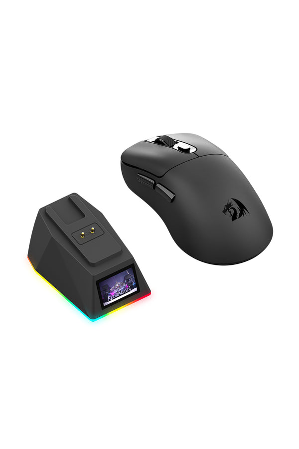 ELECTRONIC REBELLION - Ebony Dual 8K Mouse,Black - black