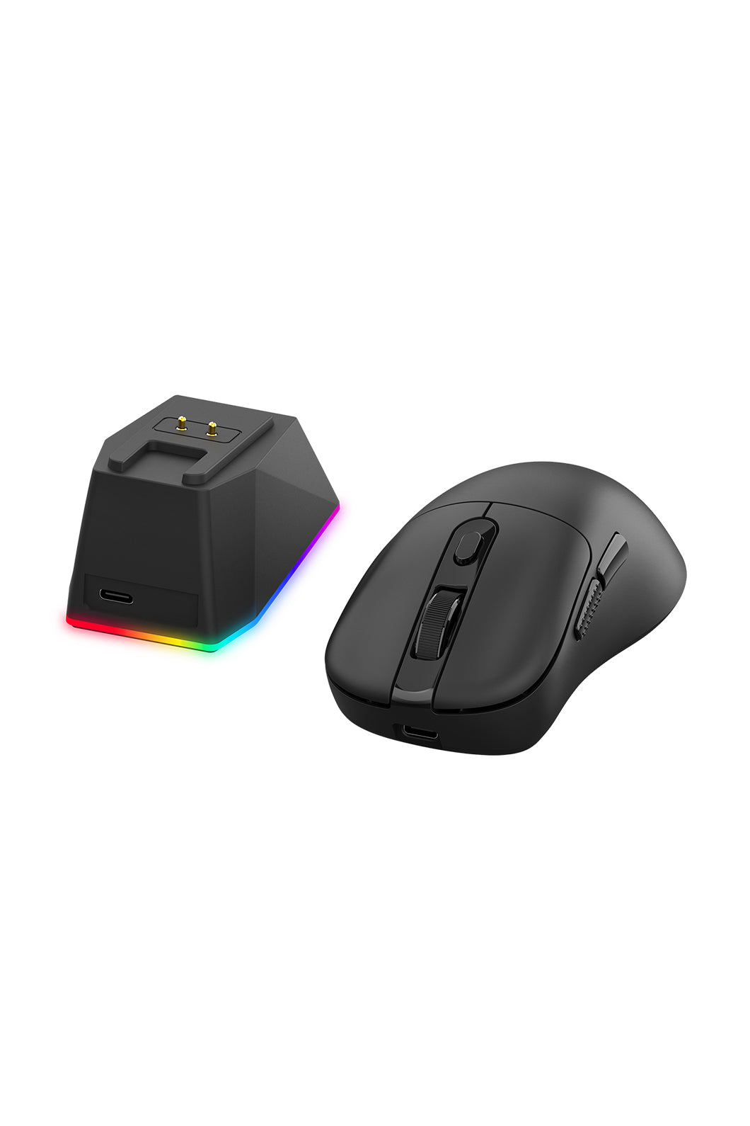 ELECTRONIC REBELLION - Ebony Dual 8K Mouse,Black - black