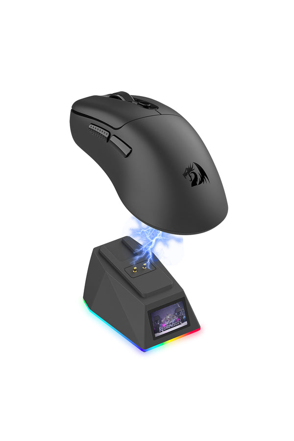 ELECTRONIC REBELLION - Ebony Dual 8K Mouse,Black - black