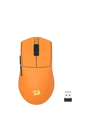 REDRAGON - Redragon M916OB-ULT K1ng Pro Orange Ultra-Light Tri-Mode Gaming Mouse - orange
