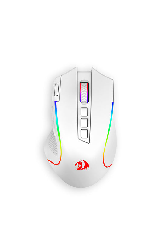 REDRAGON - M612W-RGB-PRO Gaming Mouse-White - white
