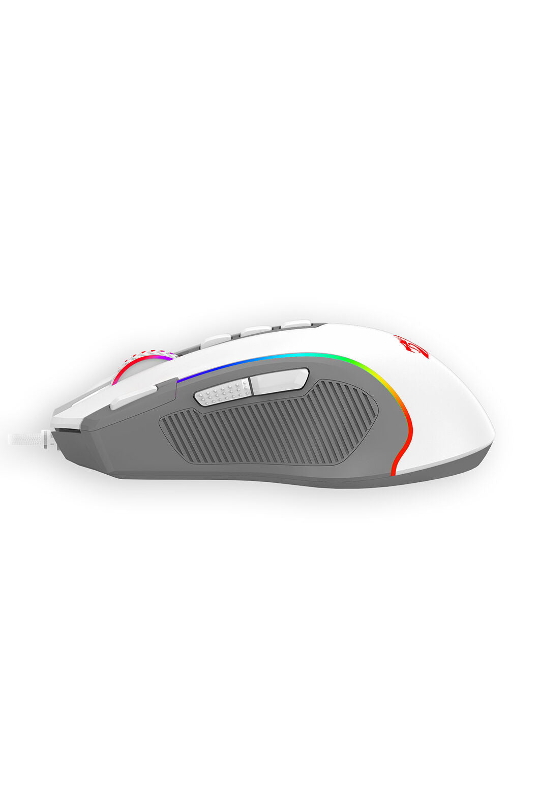 REDRAGON - Redragon M612WG Predator White/Grey 8000 DPI Wired RGB Gaming Mouse - white-grey