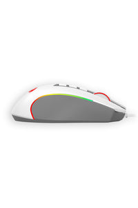 REDRAGON - Redragon M612WG Predator White/Grey 8000 DPI Wired RGB Gaming Mouse - white-grey