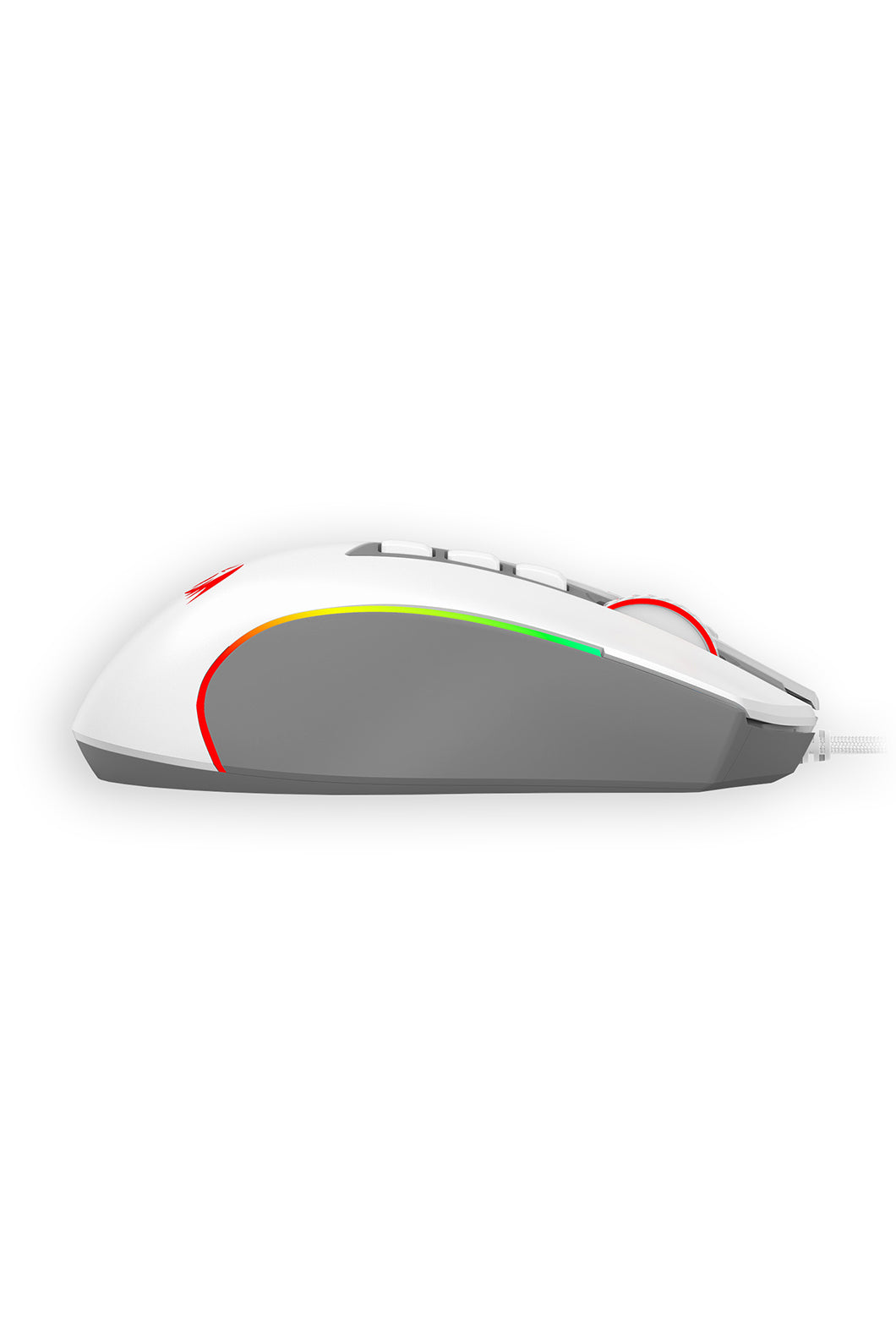 REDRAGON - Redragon M612WG Predator White/Grey 8000 DPI Wired RGB Gaming Mouse - white-grey