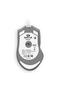 REDRAGON - Redragon M612WG Predator White/Grey 8000 DPI Wired RGB Gaming Mouse - white-grey