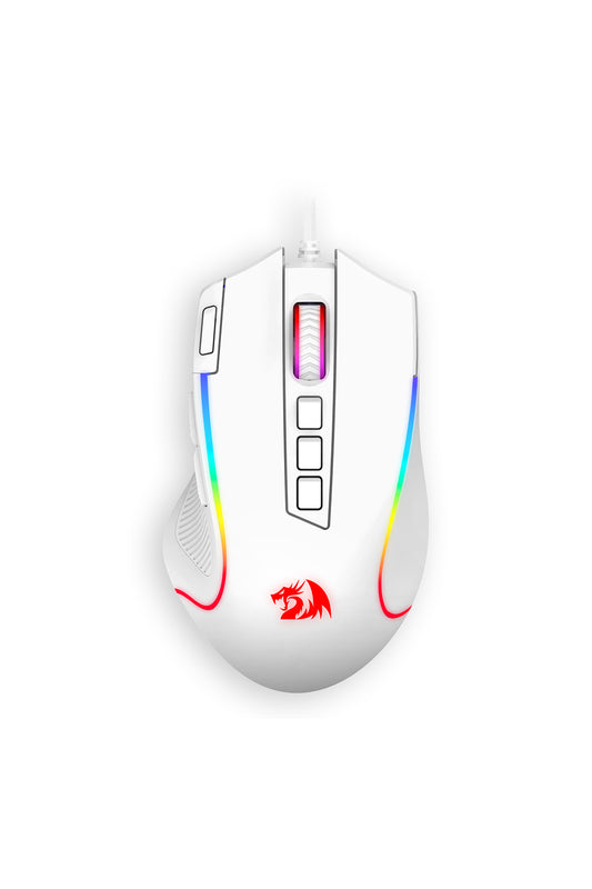 REDRAGON - M612W-RGB Gaming Mouse-White - white