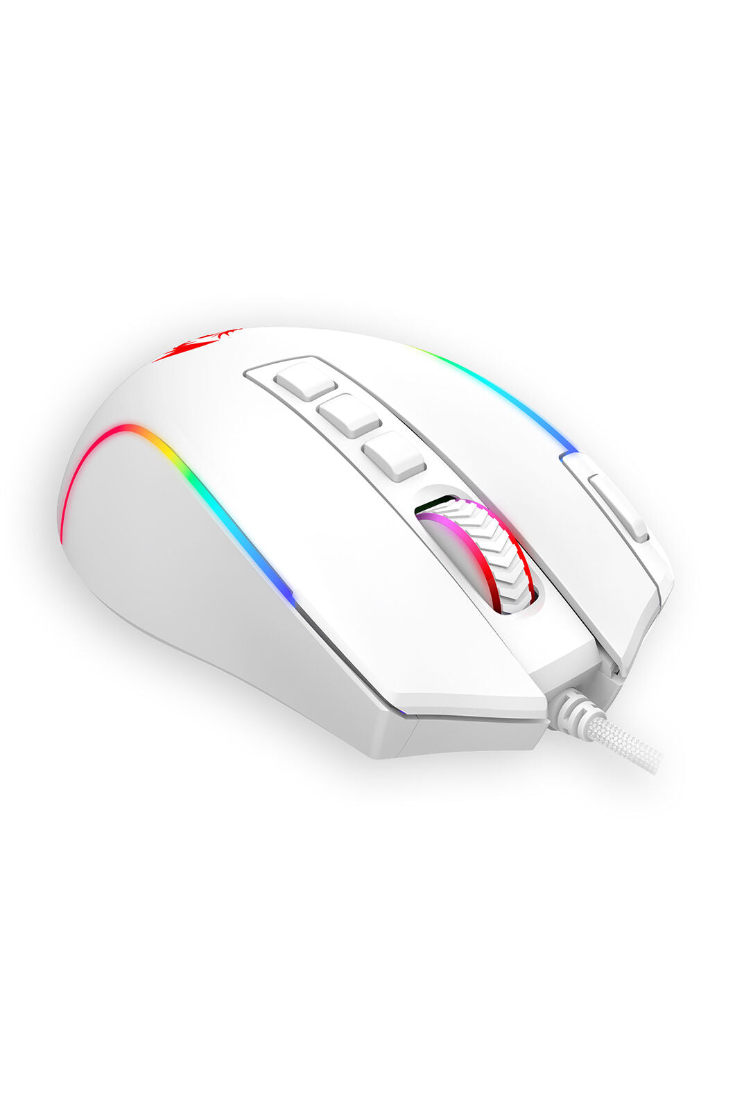 REDRAGON - M612W-RGB Gaming Mouse-White - white