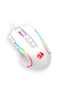 REDRAGON - M612W-RGB Gaming Mouse-White - white