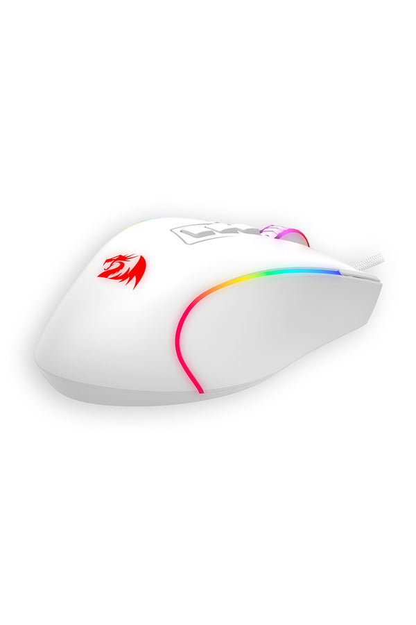 REDRAGON - M612W-RGB Gaming Mouse-White - white