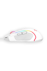 REDRAGON - M612W-RGB Gaming Mouse-White - white