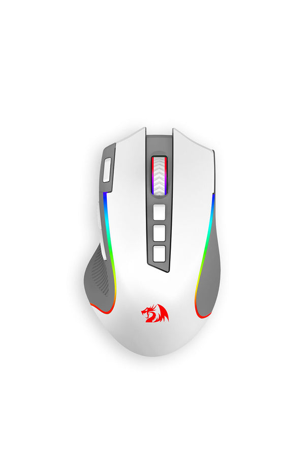 REDRAGON - M612WG-RGB-PRO Gaming Mouse-White/Grey - white-grey