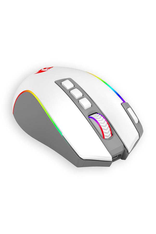 REDRAGON - M612WG-RGB-PRO Gaming Mouse-White/Grey - white-grey