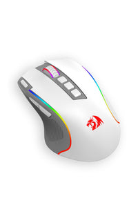 REDRAGON - M612WG-RGB-PRO Gaming Mouse-White/Grey - white-grey