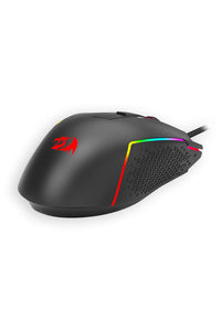 REDRAGON - Redragon M616 Trident Gaming Mouse Wired RGB 5 DPI Levels - black