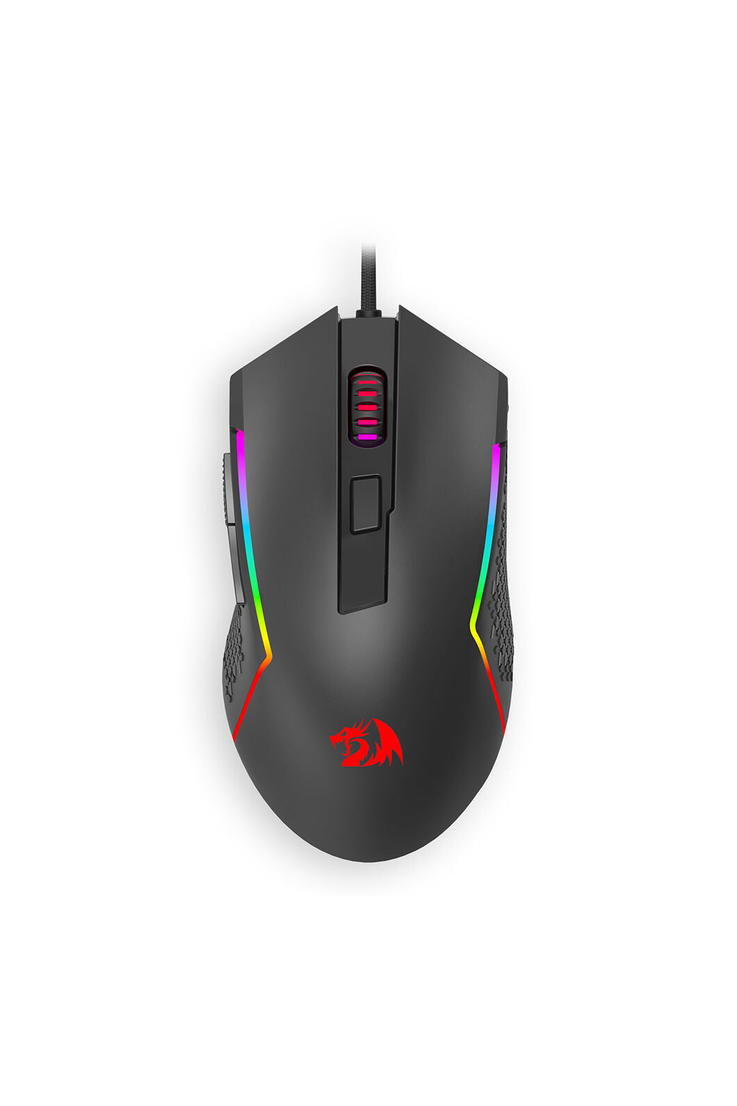 REDRAGON - Redragon M616 Trident Gaming Mouse Wired RGB 5 DPI Levels - black