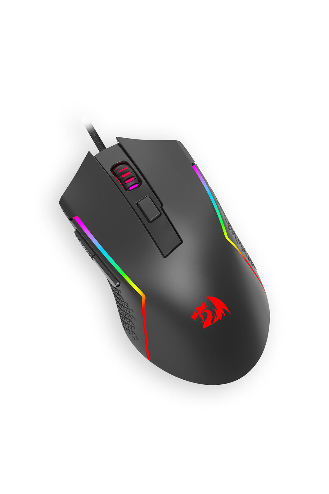 REDRAGON - Redragon M616 Trident Gaming Mouse Wired RGB 5 DPI Levels - black