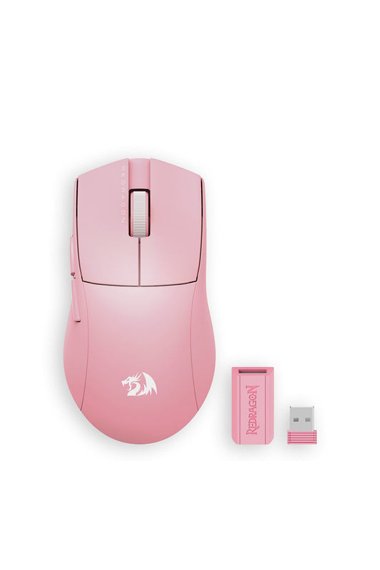REDRAGON - M916P-PRO-1K K1ng Mouse-Pink - pink