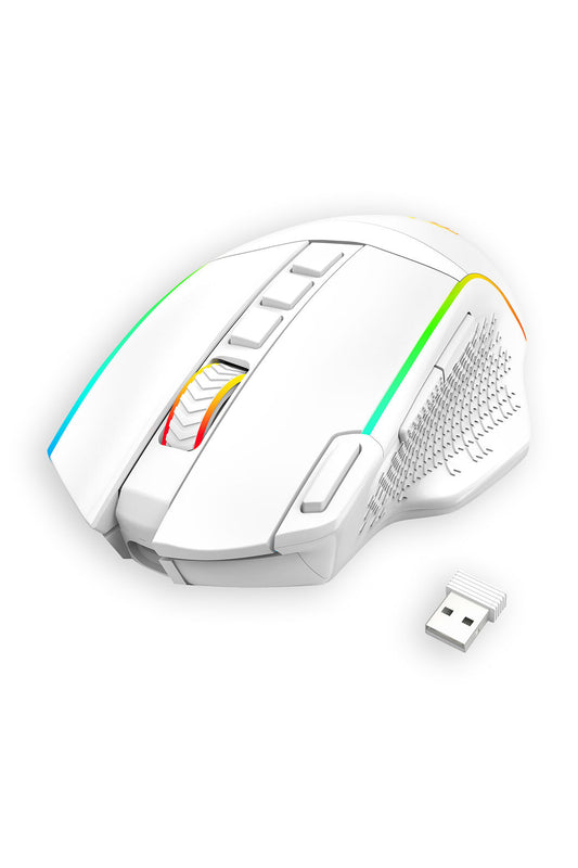 REDRAGON - M991W-RGB-PRO Top level Mouse-White - white