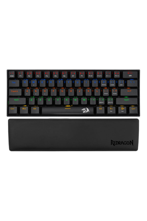 REDRAGON - Redragon P035 Meteor S Black Ergonomic Keyboard Wrist Rest Pad - black