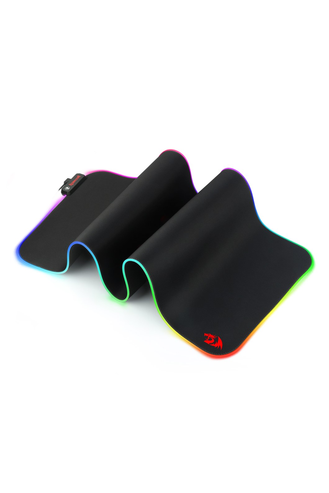 REDRAGON - Redragon P033 NeptuneX Black Extended RGB Lighting Gaming Mouse Pad - black