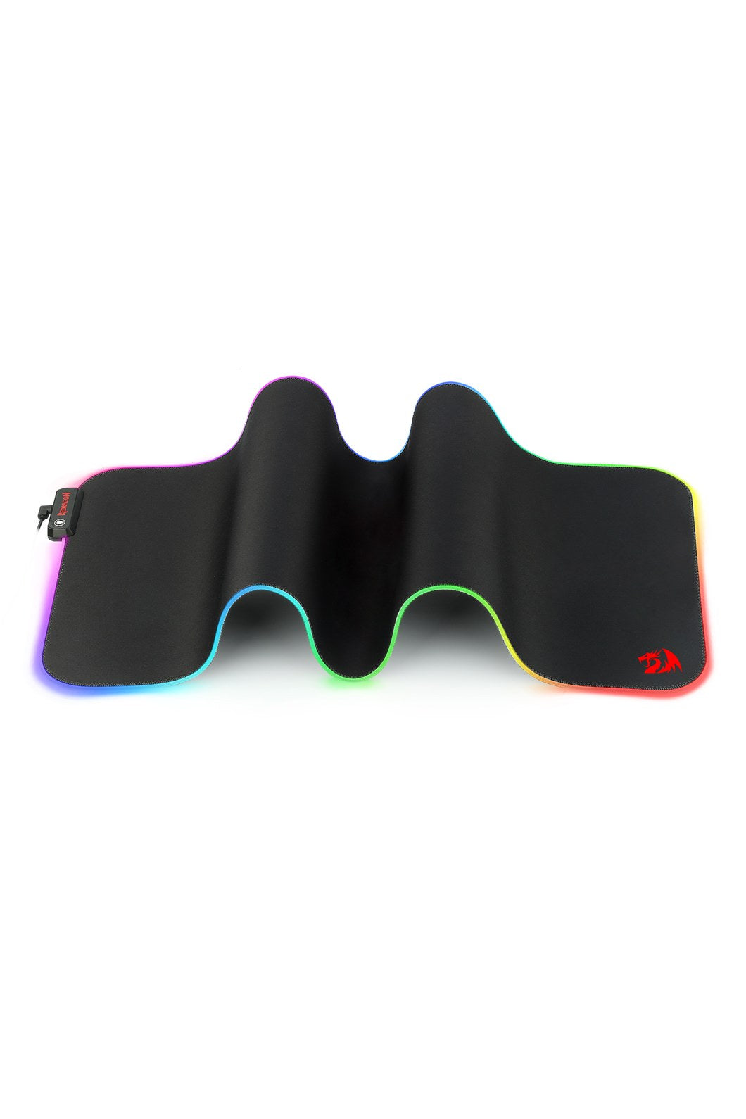 REDRAGON - Redragon P033 NeptuneX Black Extended RGB Lighting Gaming Mouse Pad - black