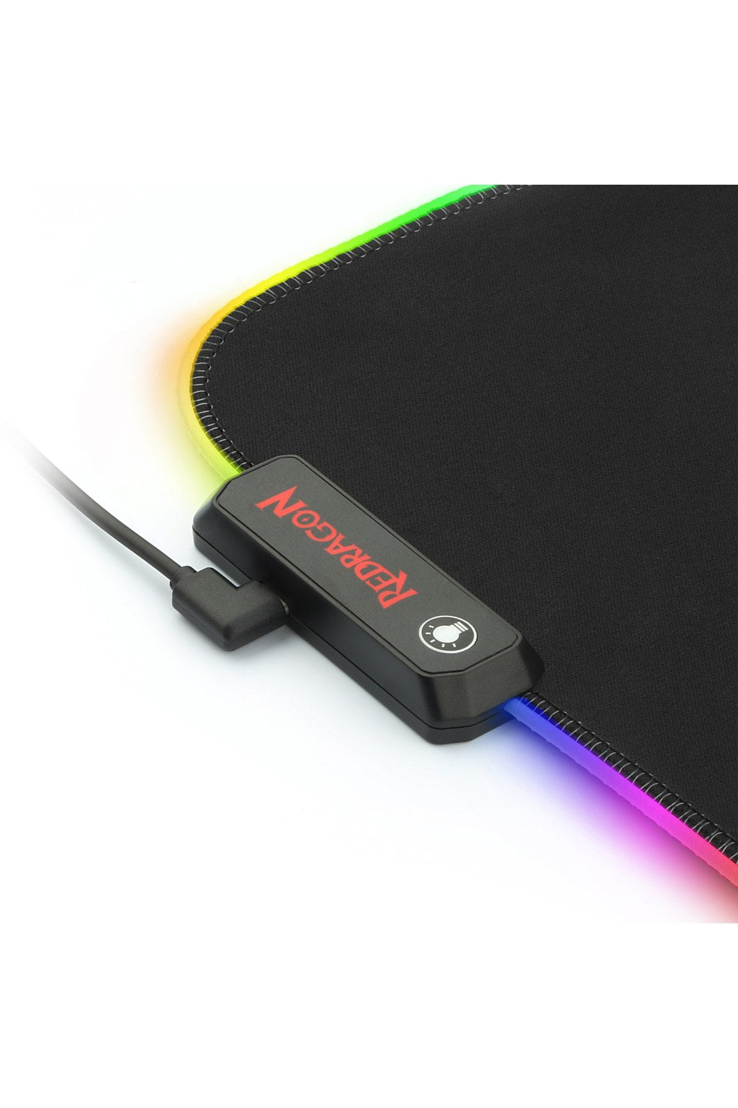 REDRAGON - Redragon P033 NeptuneX Black Extended RGB Lighting Gaming Mouse Pad - black